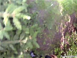 banging Glasses - Outdoor pound in hidden cam glasses