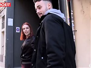 Spanish pornstar seduces random man into intercourse on web cam