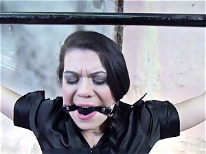 Corazon trussed lashed ass-slapped vibrated machine-fucked