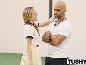 TUSHY first anal For Tennis student Aubrey star